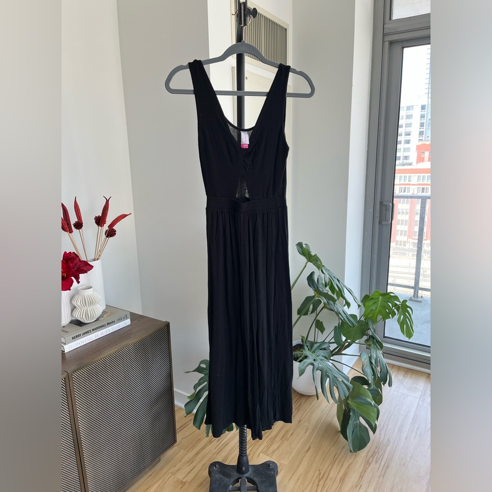 Cropped Keyhole Jumpsuit